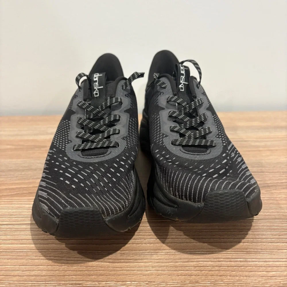 Dansko Peony Pace Walking Shoes Black 37 Comfort Athletic Sneakers 4207106194